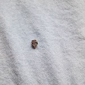 Kendra scott silver drusy gunmetal necklace charm